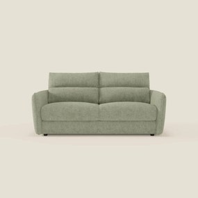 Elios Divano letto con morbidi cuscini spalliera in tessuto smacchiabile T24 verde salvia