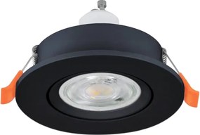 Eglo 902256 - Faretto LED da incasso BARRANCO 1xGU10/4,5W/230V nero