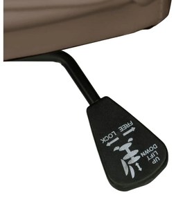 Sedia da ufficio in similpelle marrone Flori - Støraa