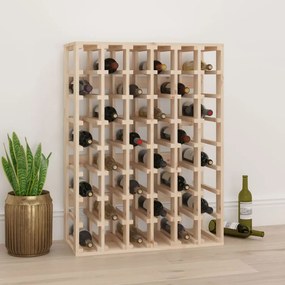 Portavini 70x33x94 Cm İn Legno Massello Di Pino /