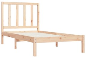 Giroletto in legno massello di pino 90x190 cm single