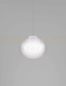 Lucciola sospensione 27 bianco satinato e bianco opaco 1 1 luce at...