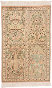 Cashmere Silk Tappeto orientale 100 x 60 (Indian) Annodato A Mano