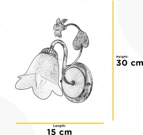 ONLI - Applique BOTTON DORO 1xE14/6W/230V