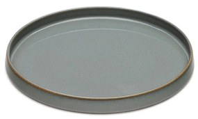 Kave Home - Piatto da dessert Lescala in ceramica blu