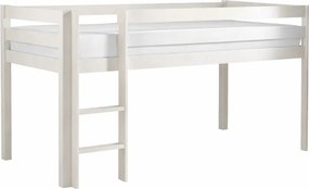 Letto rialzato in pino bianco 90x200 cm PINO - Vipack