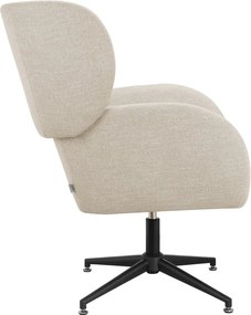 Poltrona in velluto bianco Vanessa - Støraa