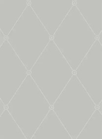 Cole & Son Carta da parati Georgian Rope Trellis - Grey