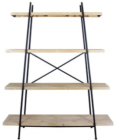 SHELFY - libreria industrial in legno e acciaio