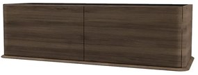 Mobile da bagno sotto lavabo BADEN HAUS Bohemia noce laccato opaco L 144 x H 42 x P 50 cm 2 cassetti, lavabo non incluso