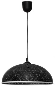 Lampadario su filo CIRCLE 1xE27/15W/230V nero