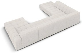 Divano angolare grigio chiaro (angolo sinistro/"U") Chicago - Cosmopolitan Design