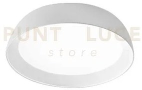 Sheila p/p- plafoniera bianca led 3000k 3000lm 38w alluminio e meta...