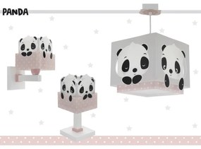 Dalber 63161S - Lampada per bambini PANDA 1xE14/40W/230V rosa