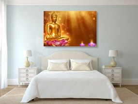 Quadro su tela – Buddha dorato