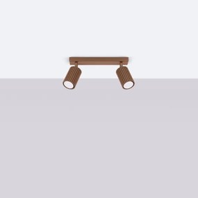 Brilagi - Faretto LED CRESTO 2xGU10/10W/230V marrone