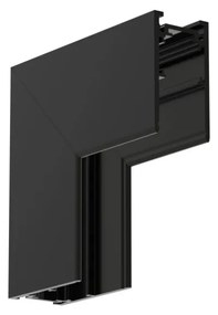 Connettore "L" Verticale per Binario Magnetico a Superficie - Nero Connettori Binari  Tipo L Verticale