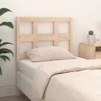 Testiera per Letto 80,5x4x100 cm in Legno Massello di Pino