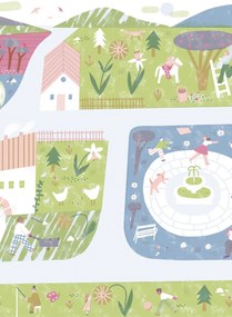 Coordonne Carta da parati panoramica Country Joy - Cotton