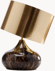 Lampada da tavolo effetto marmo con paralume orientabile Mamo Deluxe