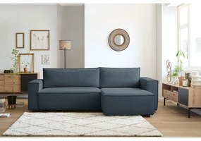 Divano letto angolare blu scuro (variabile) Nihad structural - Bobochic Paris