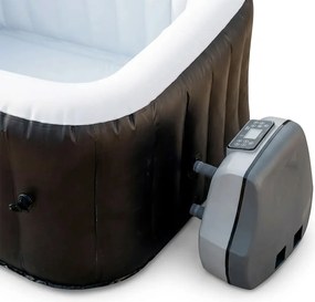 Vasca Idromassaggio Piscina Spa Gonfiabile Armonia 4 Adulti 682 L in PVC Grigio...
