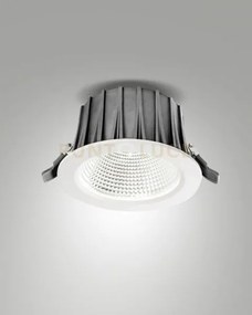 Baku faretto ad incasso 20w 3000k 2300lm bianco on/off