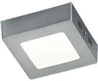 Plafoniera Soffitto Interno Led Quadrata Acciaio 12per12 cm Zeus GD Trio