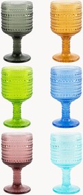 Set di 6 bicchieri da vino Aurora