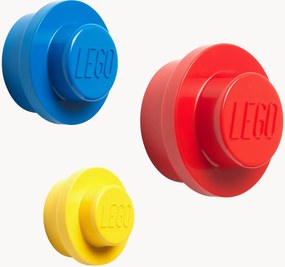 Set di 3 ganci da parete per bambini Brick