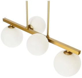 Lampadario a sospensione con supporto rigido KAMA 4xG9/28W/230V