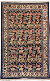 Sarouk Tappeto 200x130 Verde (Iran) Annodato A Mano