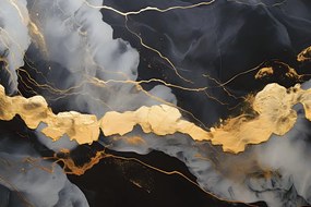 Quadro su tela – Marmo nero