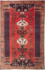 Shiraz Tappeto persiano 260 x 160 Rosso (Iran) Annodato A Mano