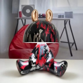 Lampada touch per bambini a LED dimmerabile FANCY LED/2,5W/3,7V nero/rosso