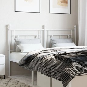 Testiera İn Metallo Bianco 150 Cm /