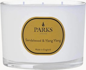 Candela profumata fatta a mano a tre stoppini Vintage Aromatherapy (legno di sandalo, Ylang Ylang e ambra calda)