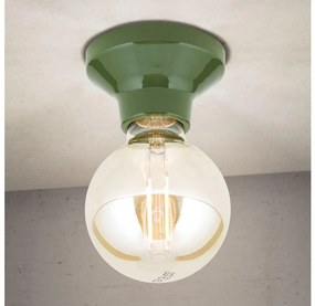 Orion - Plafoniera FROST 1xE27/60W/230V verde