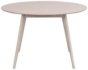 Tavolo da pranzo rotondo con piano in rovere 115x115 cm Yumi - Rowico