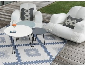 Tappeto da esterno blu e crema , 350 x 80 cm Malibu - NORTHRUGS