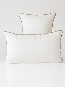 Set di 2 federe in lino bianco naturale White Natural