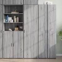 Credenza Grigio Sonoma 50x42,5x185 cm in Legno Multistrato 3281418