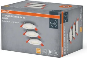 Osram - Set da 3 faretti LED da incasso SLIM 4,5W/230V