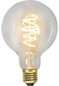 Lampadina LED calda a filamento dimmerabile E27, 4 W Spiral Filament - Star Trading