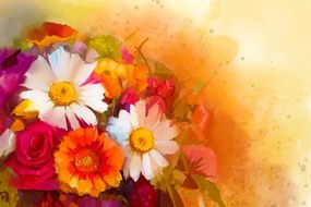 Carta da parati autoadesiva – Splendido bouquet