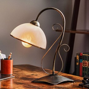 Luminex Lampada da tavolo Antica in stile rustico, 1 luce
