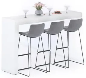 Penisola Evolution 180x40, Bianco Frassino