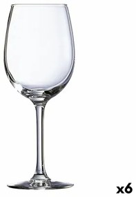 Calice per vino Ebro Trasparente Vetro (580 ml) (6 Unità)