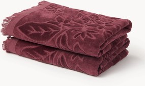 Asciugamano in velluto Rosaria, varie misure