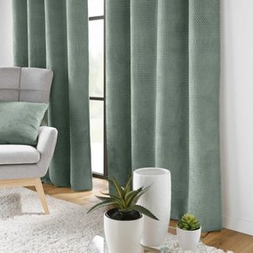 Tenda verde in microflanella 140x240 cm Flanela – douceur d'intérieur